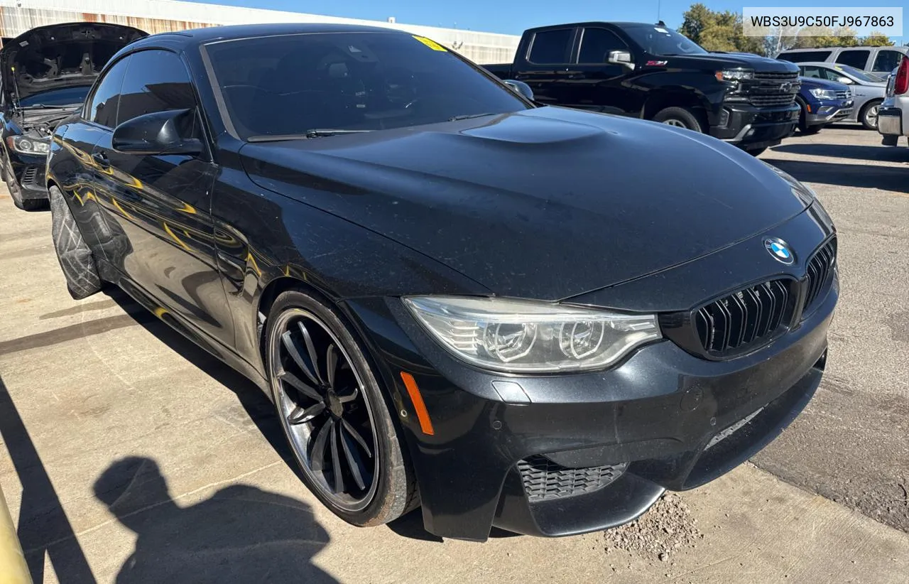 2015 BMW M4 VIN: WBS3U9C50FJ967863 Lot: 81315324