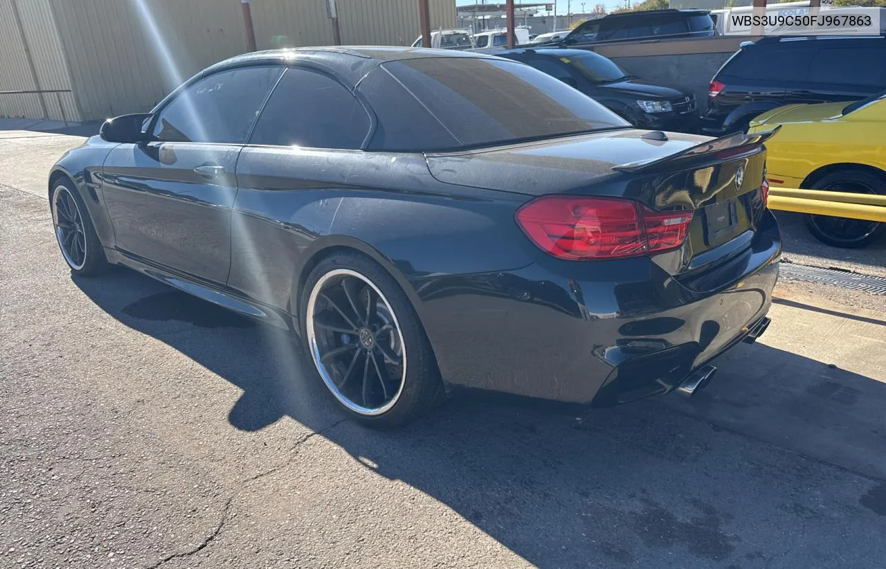 2015 BMW M4 VIN: WBS3U9C50FJ967863 Lot: 81315324