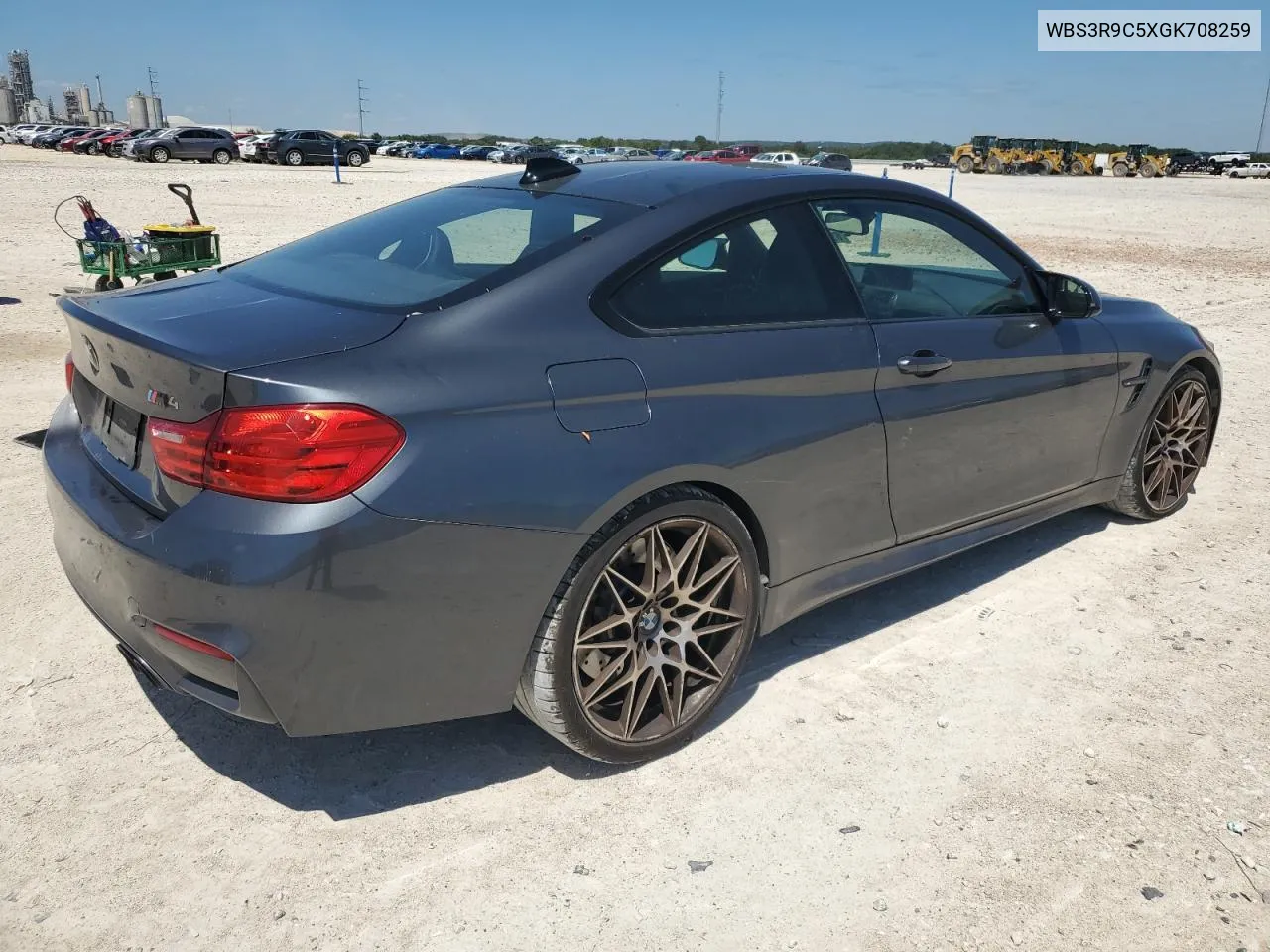 2016 BMW M4 VIN: WBS3R9C5XGK708259 Lot: 69186374