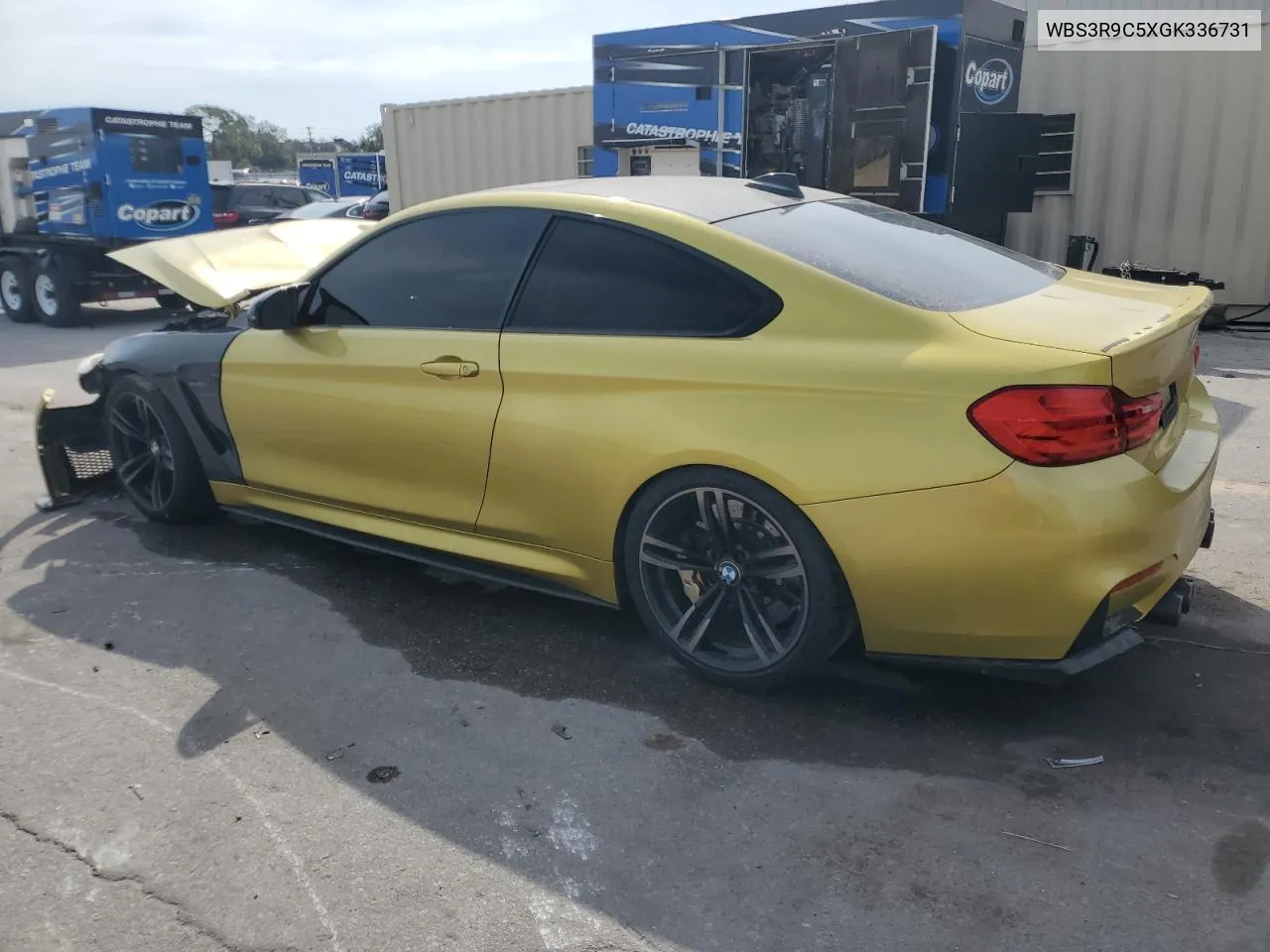 2016 BMW M4 VIN: WBS3R9C5XGK336731 Lot: 78154024