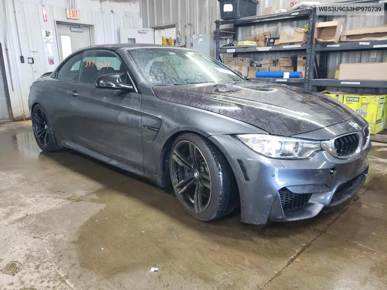 2017 BMW M4 VIN: WBS3U9C53HP970739 Lot: 54540684