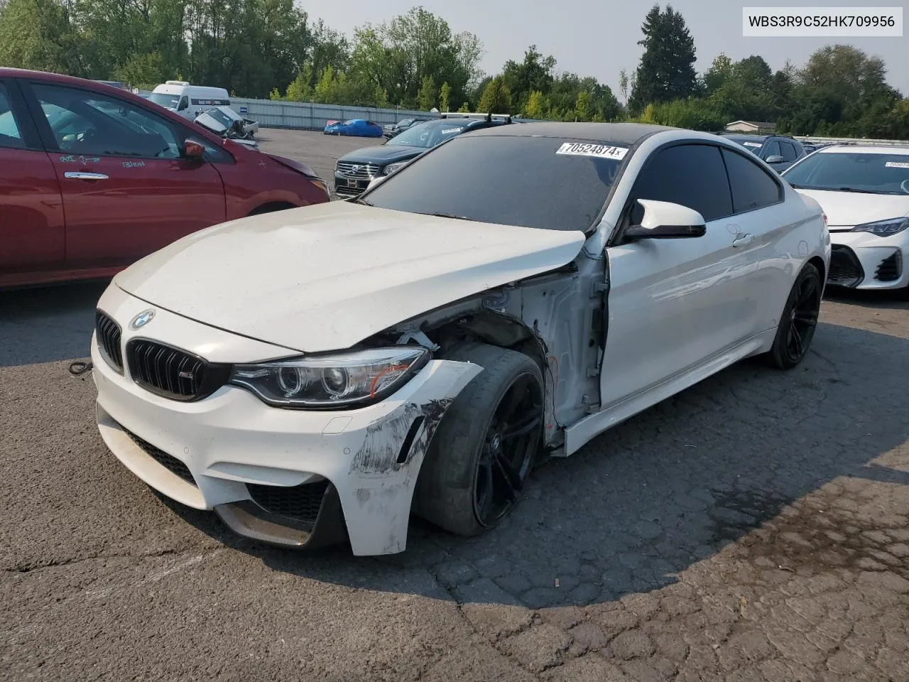 2017 BMW M4 VIN: WBS3R9C52HK709956 Lot: 70524874