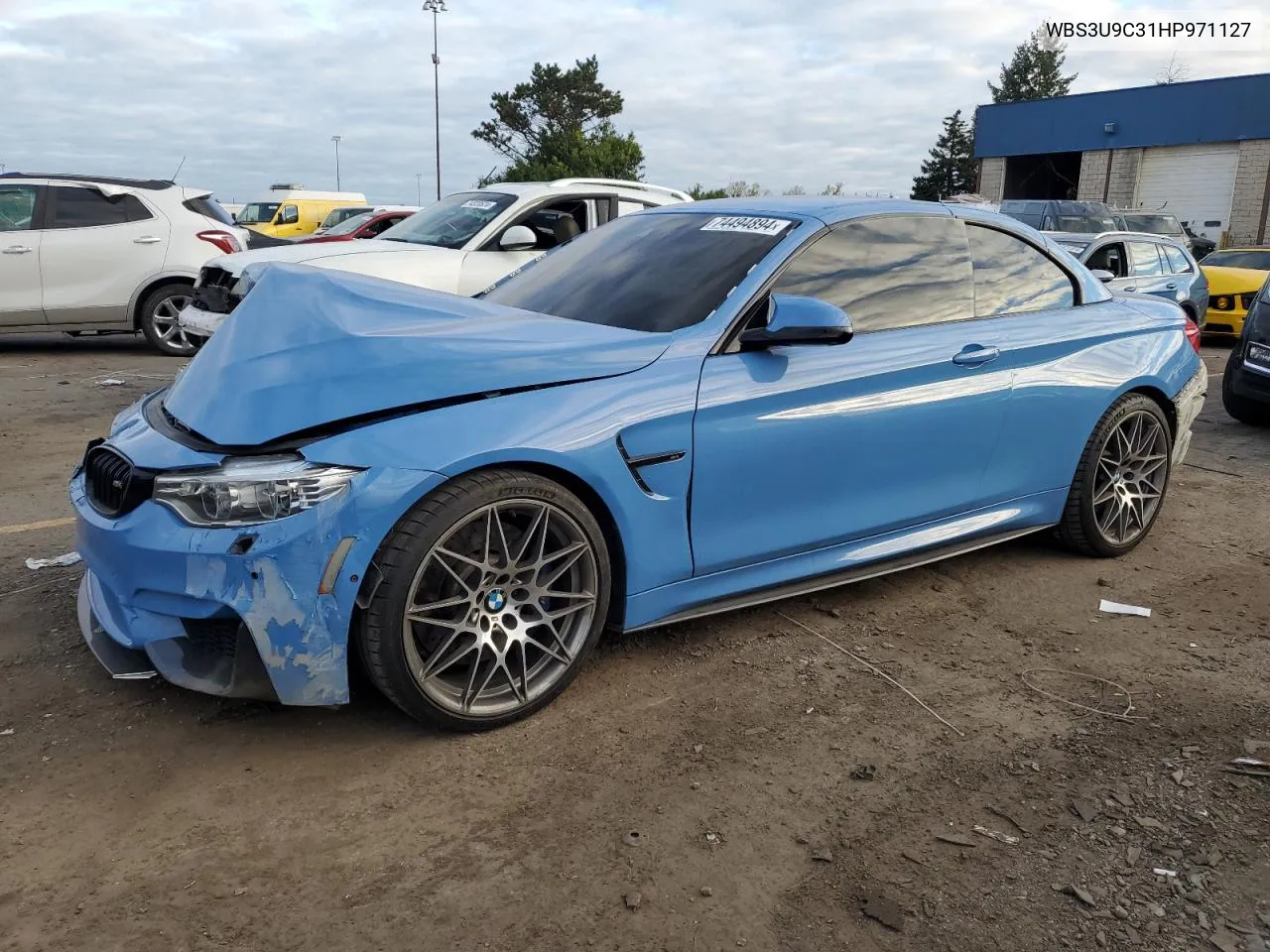 2017 BMW M4 VIN: WBS3U9C31HP971127 Lot: 74494894