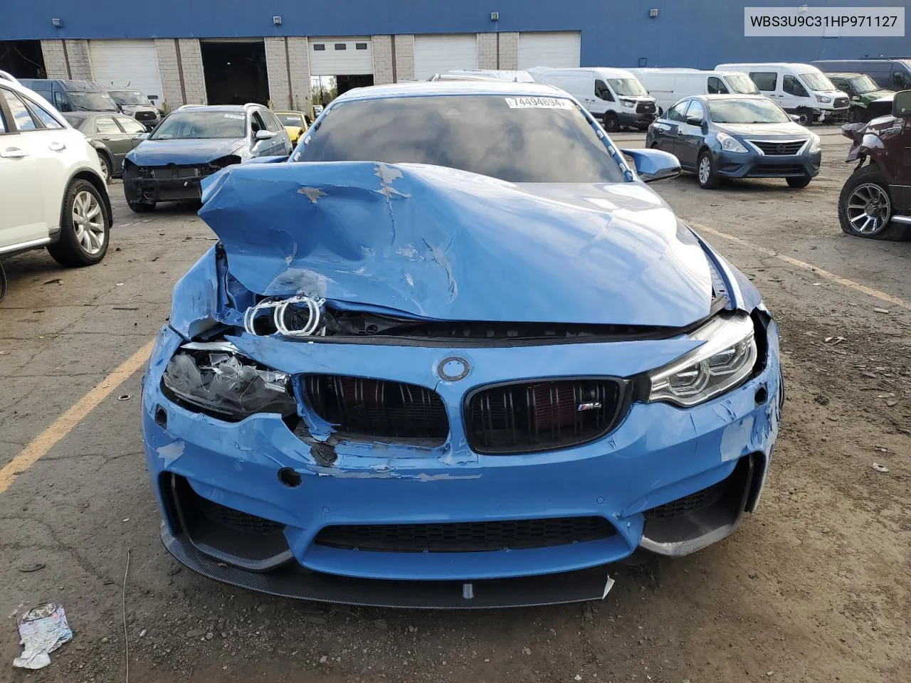 2017 BMW M4 VIN: WBS3U9C31HP971127 Lot: 74494894