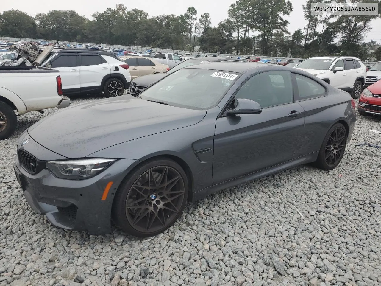 2018 BMW M4 VIN: WBS4Y9C55JAA85690 Lot: 77881514