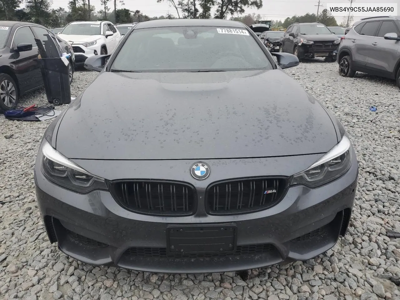 2018 BMW M4 VIN: WBS4Y9C55JAA85690 Lot: 77881514