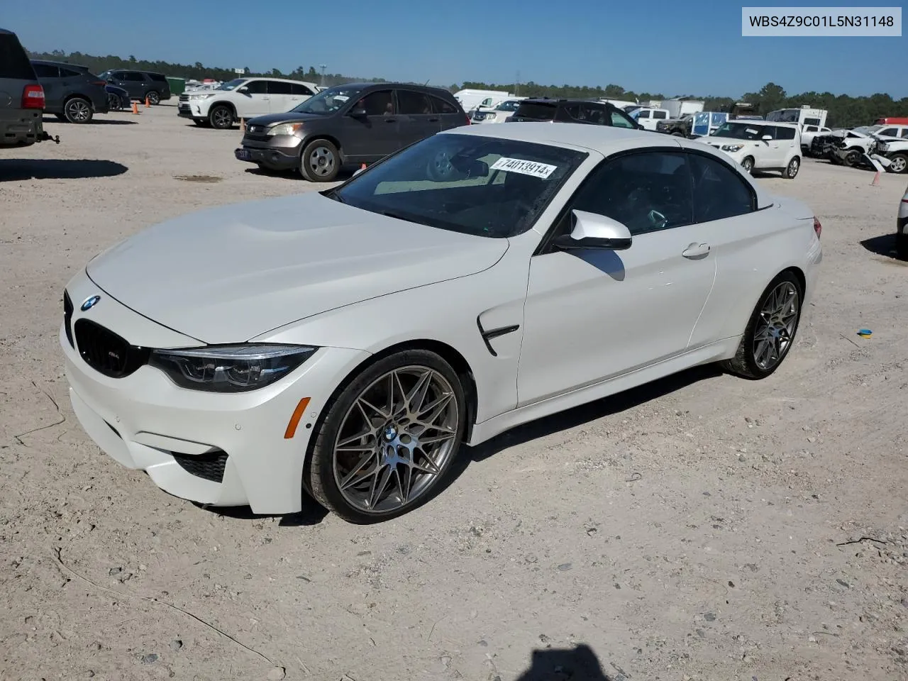 2020 BMW M4 VIN: WBS4Z9C01L5N31148 Lot: 74013914