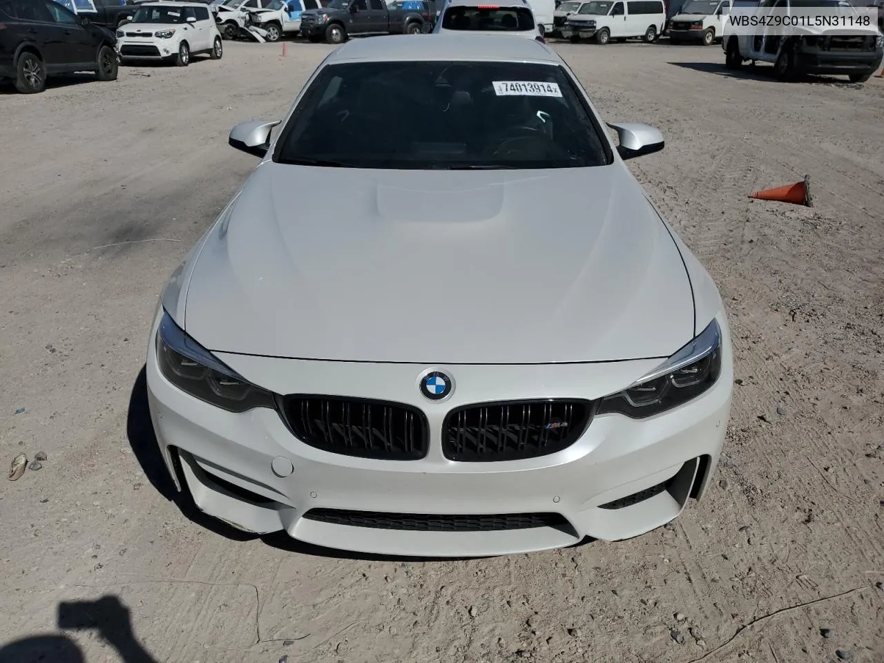 2020 BMW M4 VIN: WBS4Z9C01L5N31148 Lot: 74013914