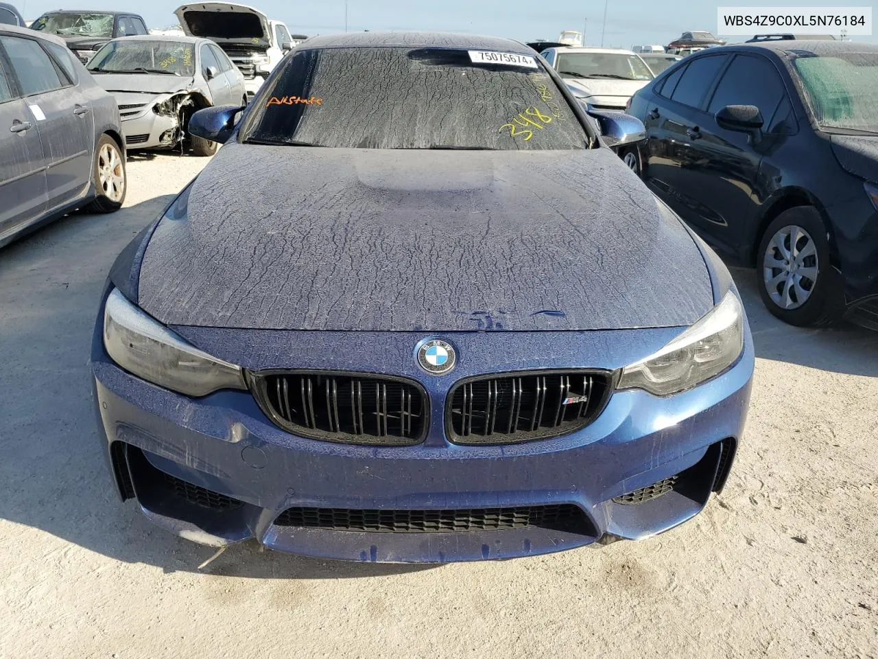 2020 BMW M4 VIN: WBS4Z9C0XL5N76184 Lot: 75075674