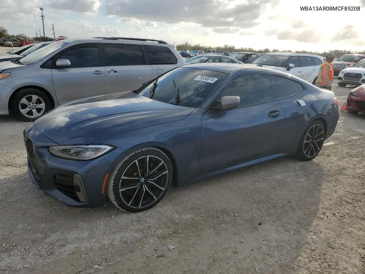 2021 BMW M440Xi VIN: WBA13AR08MCF85208 Lot: 78658074