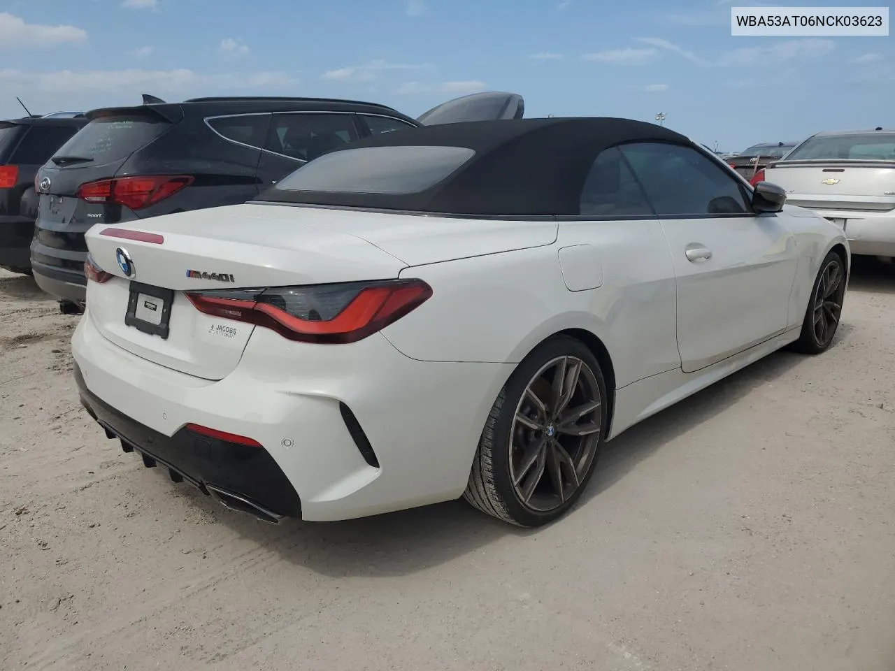 2022 BMW M440I VIN: WBA53AT06NCK03623 Lot: 76490964