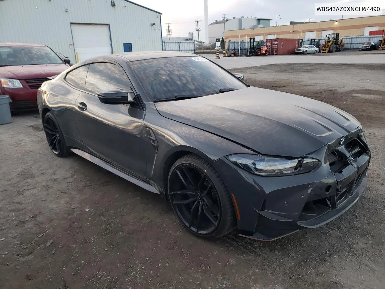 2022 BMW M4 Competition VIN: WBS43AZ0XNCH64490 Lot: 79733964