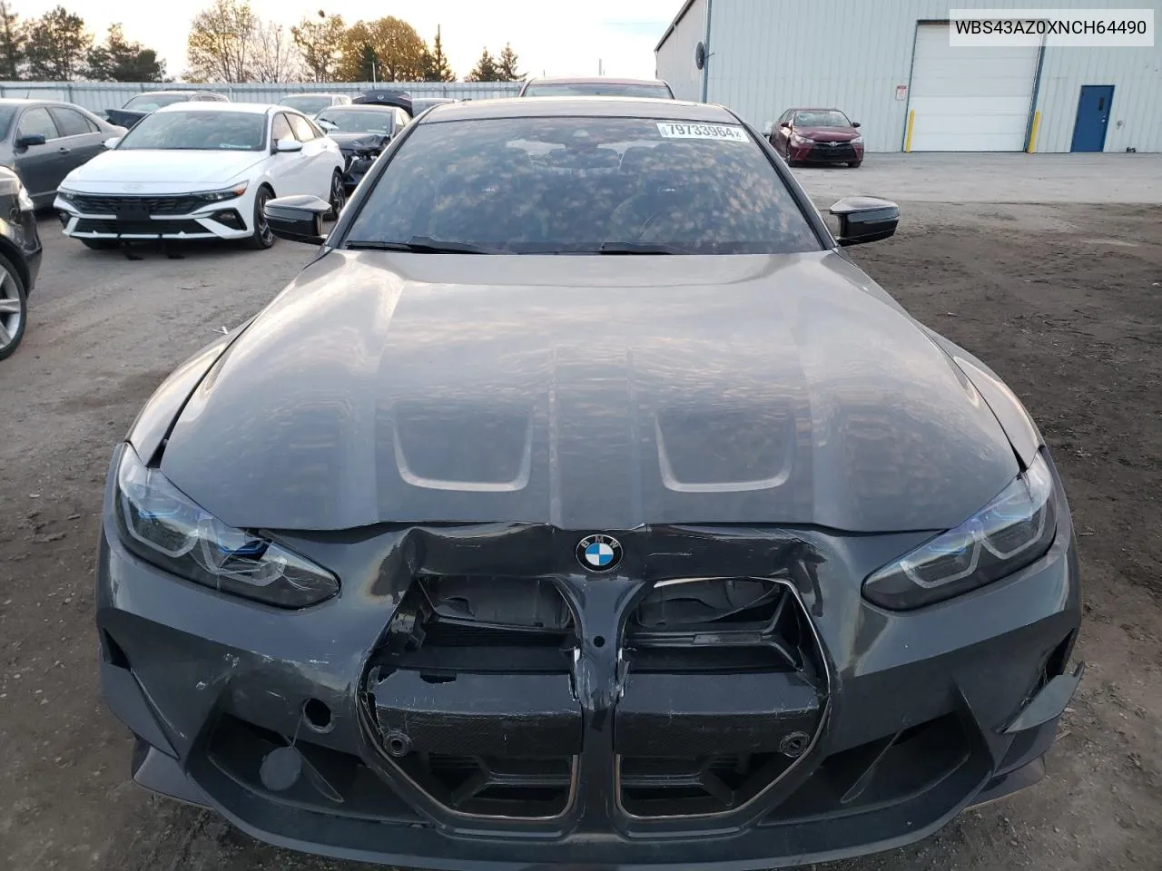 2022 BMW M4 Competition VIN: WBS43AZ0XNCH64490 Lot: 79733964