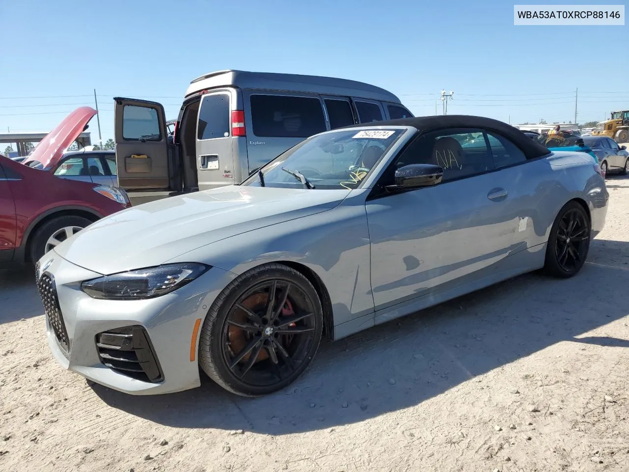 2024 BMW M440I VIN: WBA53AT0XRCP88146 Lot: 75429174