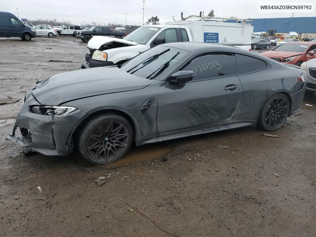 2024 BMW M4 Competition VIN: WBS43AZ05RCN59792 Lot: 81781513