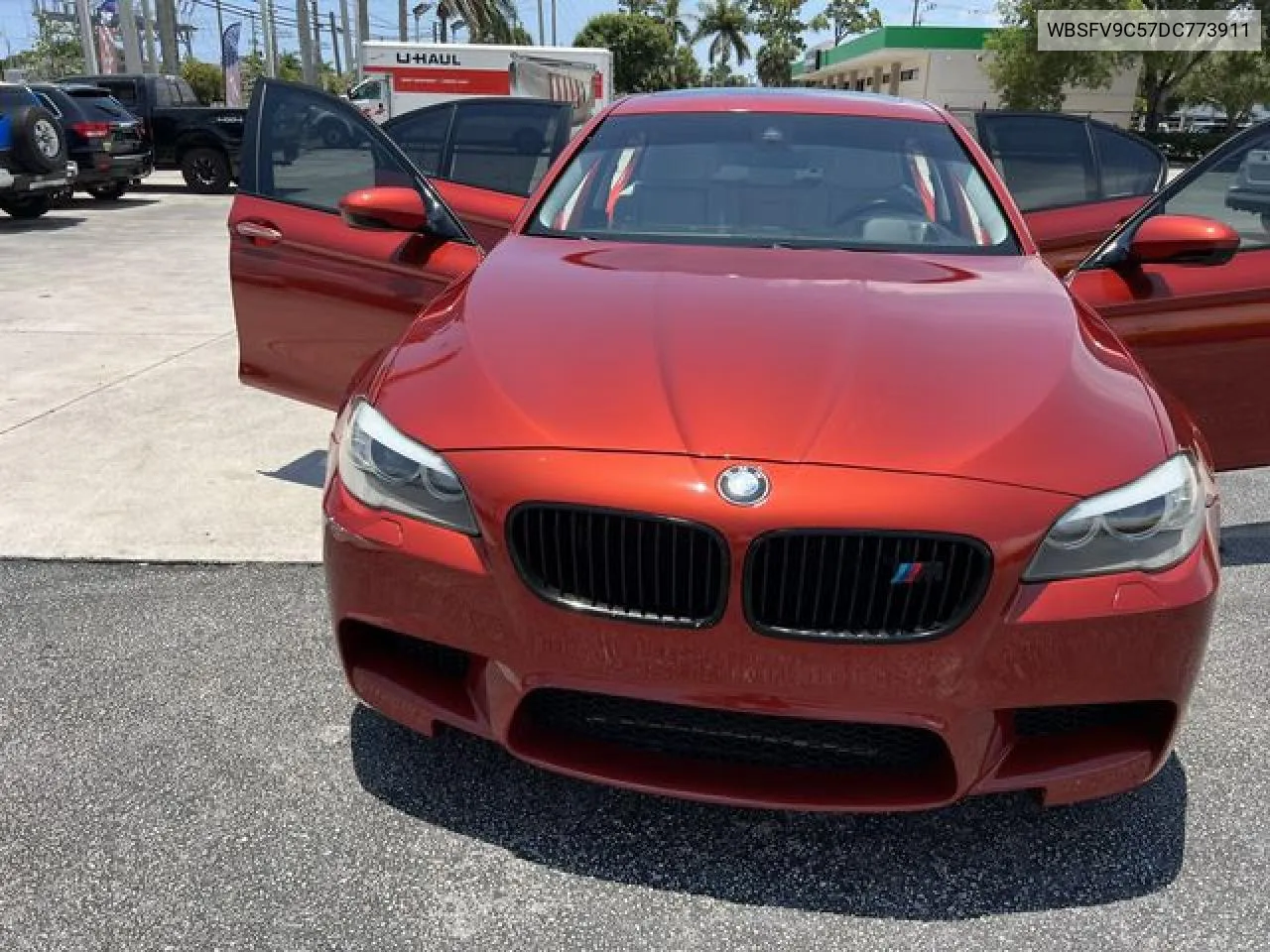 2013 BMW M5 VIN: WBSFV9C57DC773911 Lot: 51727222