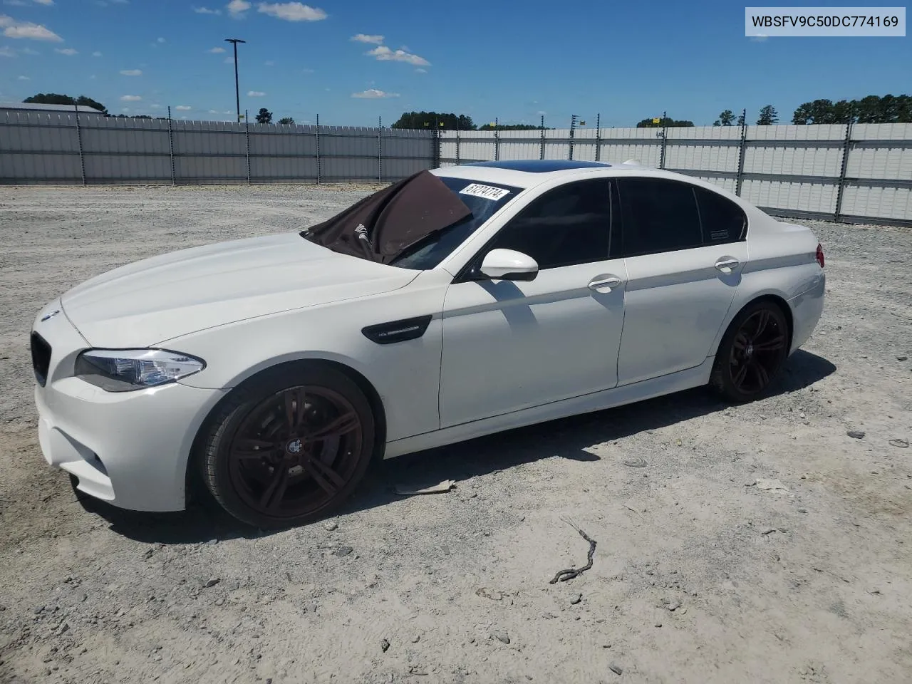 2013 BMW M5 VIN: WBSFV9C50DC774169 Lot: 61274774