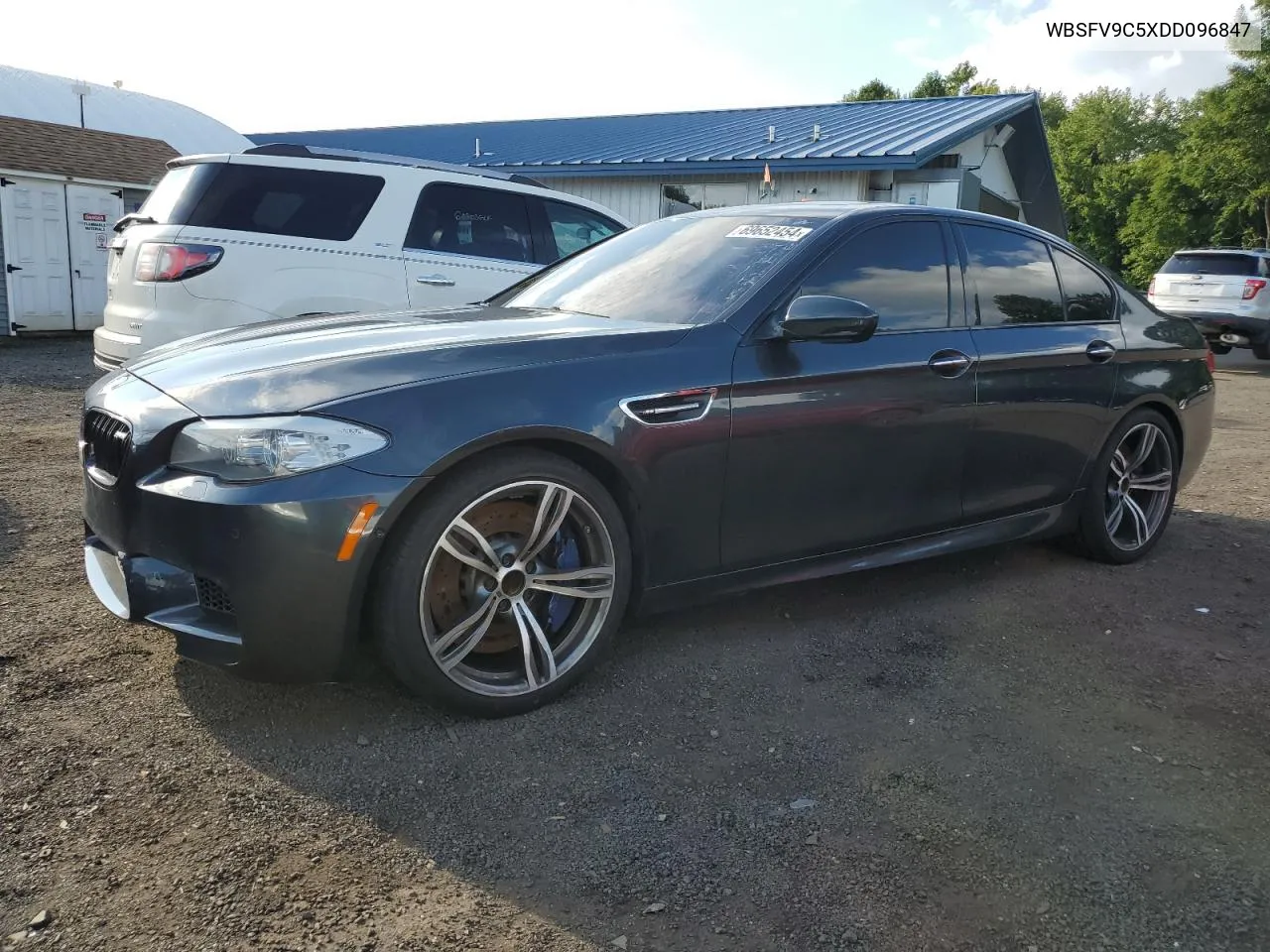 2013 BMW M5 VIN: WBSFV9C5XDD096847 Lot: 69652454