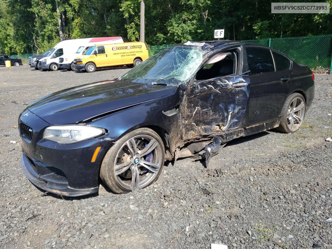 2013 BMW M5 VIN: WBSFV9C52DC773993 Lot: 70976204