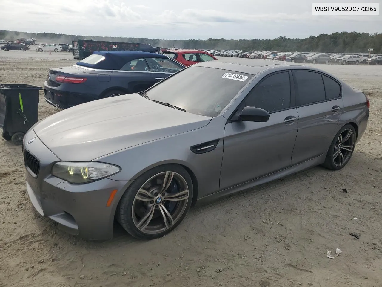 2013 BMW M5 VIN: WBSFV9C52DC773265 Lot: 71413484