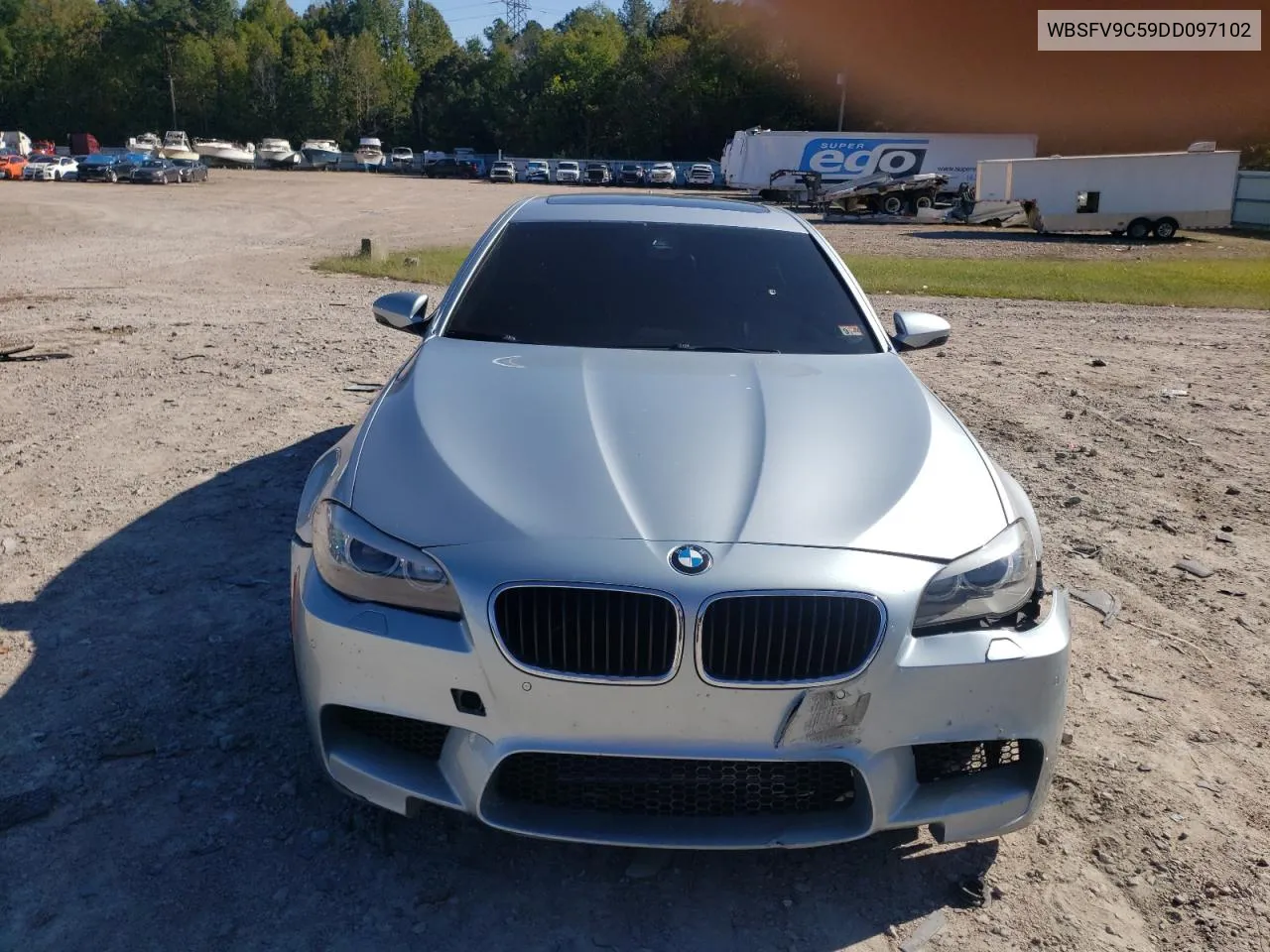 2013 BMW M5 VIN: WBSFV9C59DD097102 Lot: 74764574