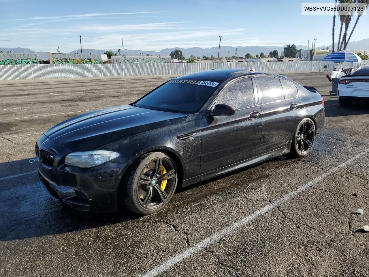 2013 BMW M5 VIN: WBSFV9C56DD097123 Lot: 75357884