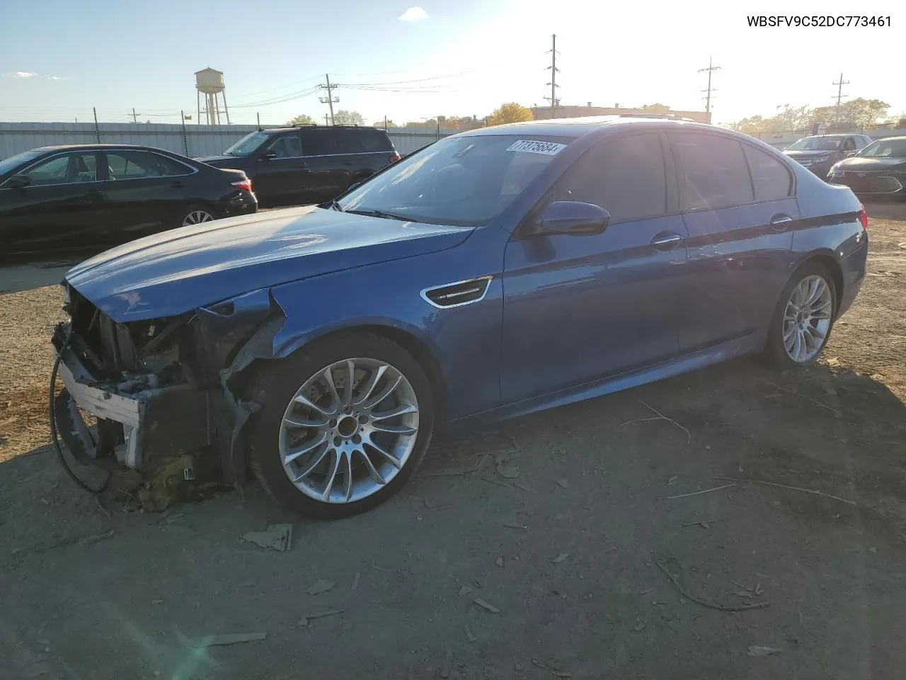 2013 BMW M5 VIN: WBSFV9C52DC773461 Lot: 77375684