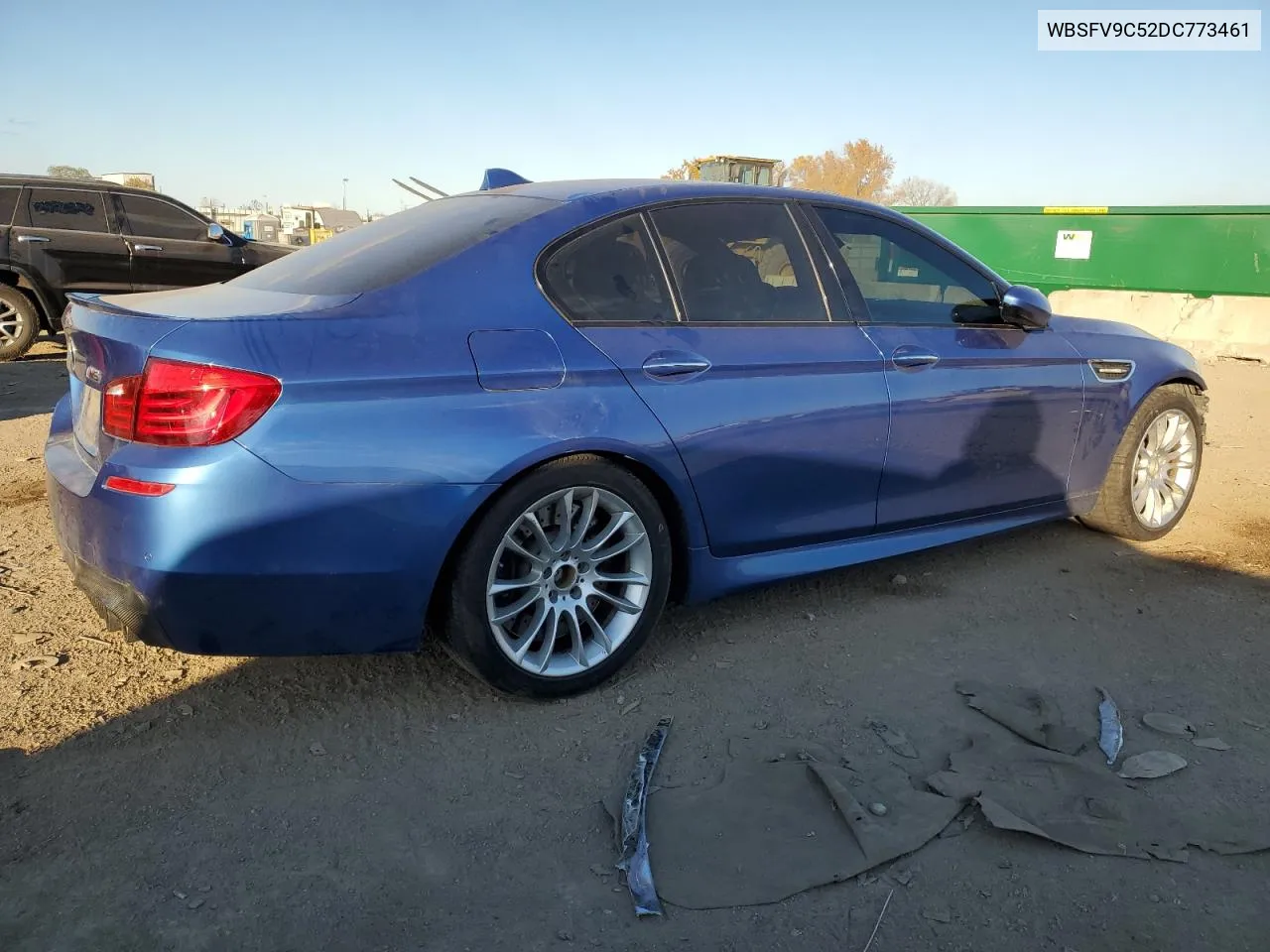 2013 BMW M5 VIN: WBSFV9C52DC773461 Lot: 77375684