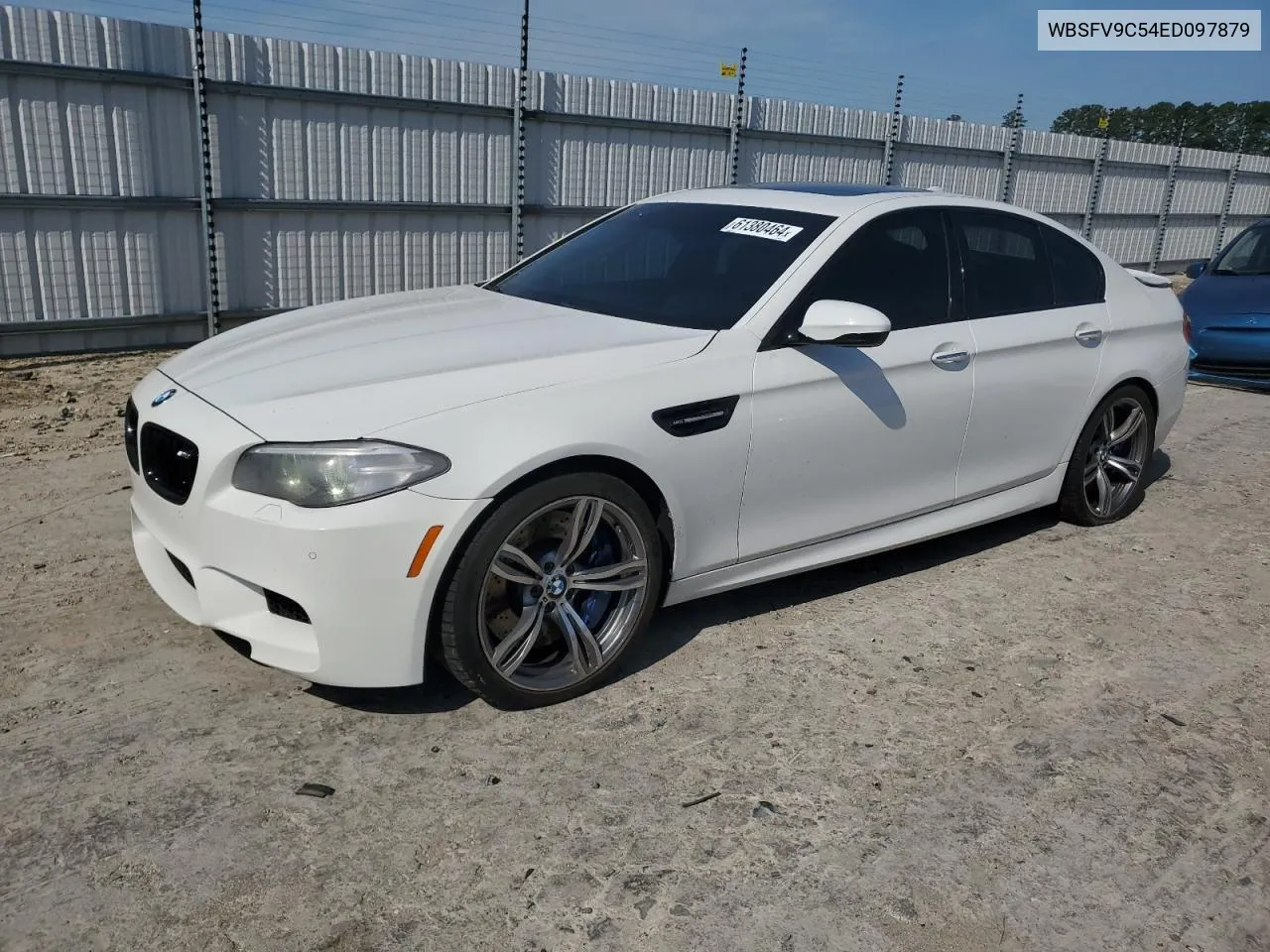 2014 BMW M5 VIN: WBSFV9C54ED097879 Lot: 61380464