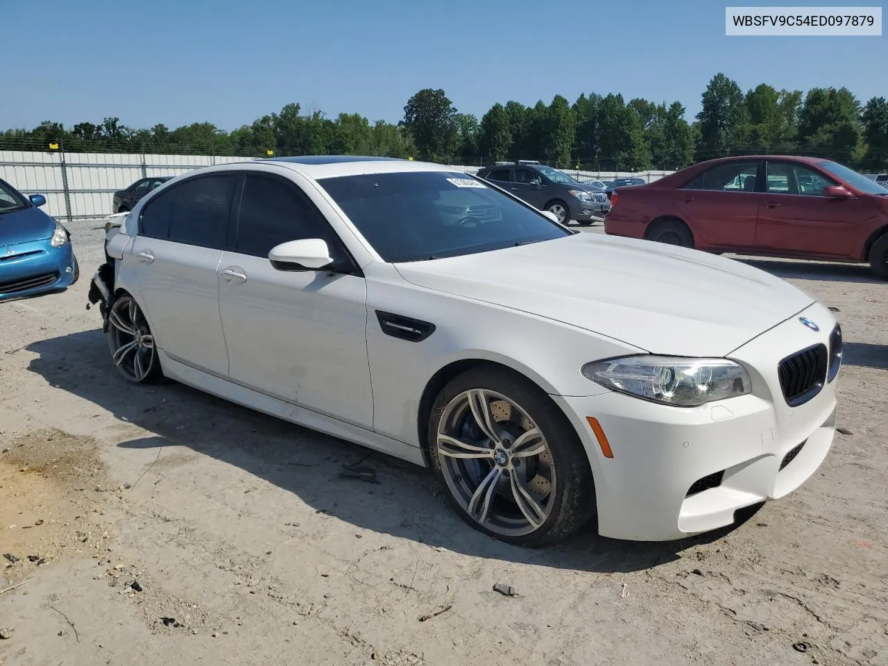 2014 BMW M5 VIN: WBSFV9C54ED097879 Lot: 61380464