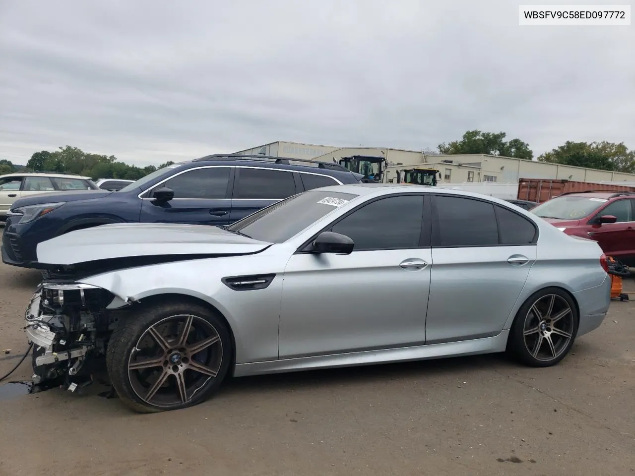 2014 BMW M5 VIN: WBSFV9C58ED097772 Lot: 69424734