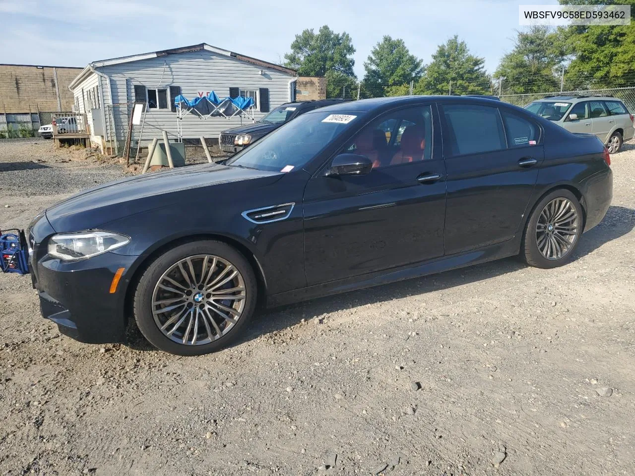 2014 BMW M5 VIN: WBSFV9C58ED593462 Lot: 70046924