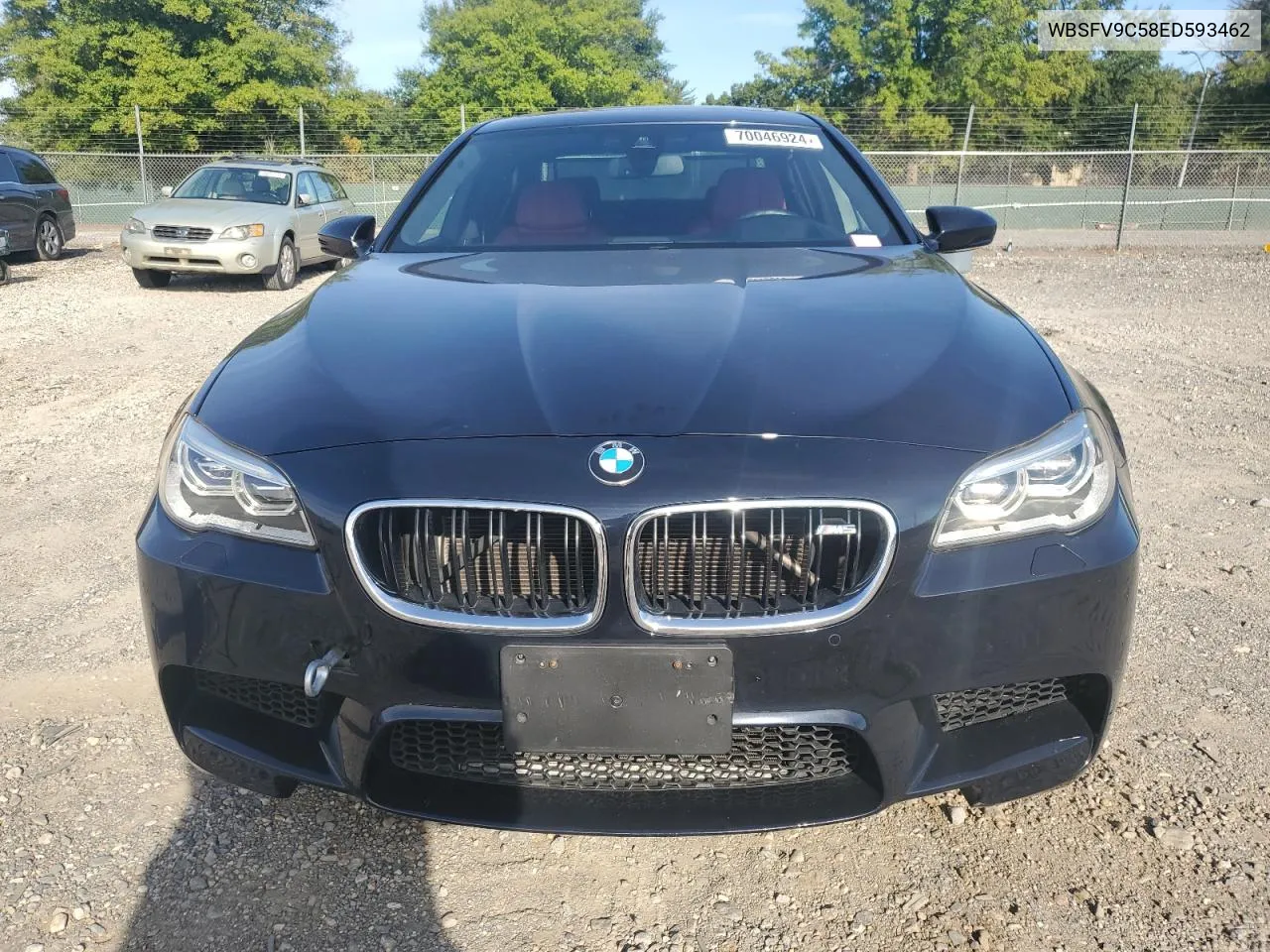 2014 BMW M5 VIN: WBSFV9C58ED593462 Lot: 70046924