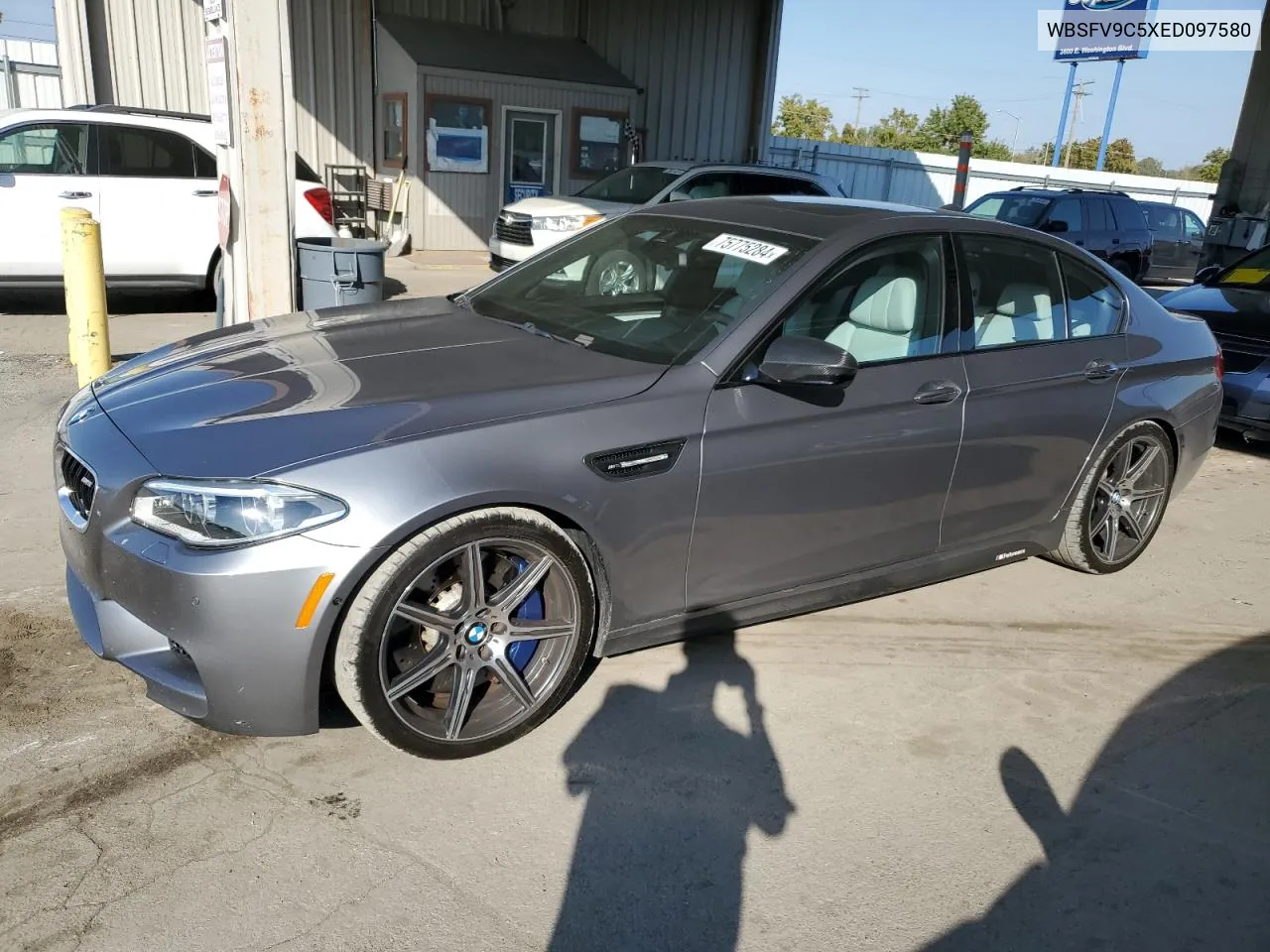 2014 BMW M5 VIN: WBSFV9C5XED097580 Lot: 75775284