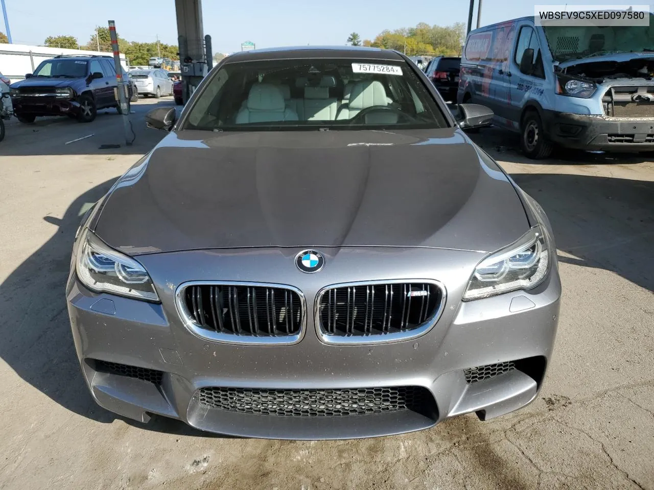 2014 BMW M5 VIN: WBSFV9C5XED097580 Lot: 75775284