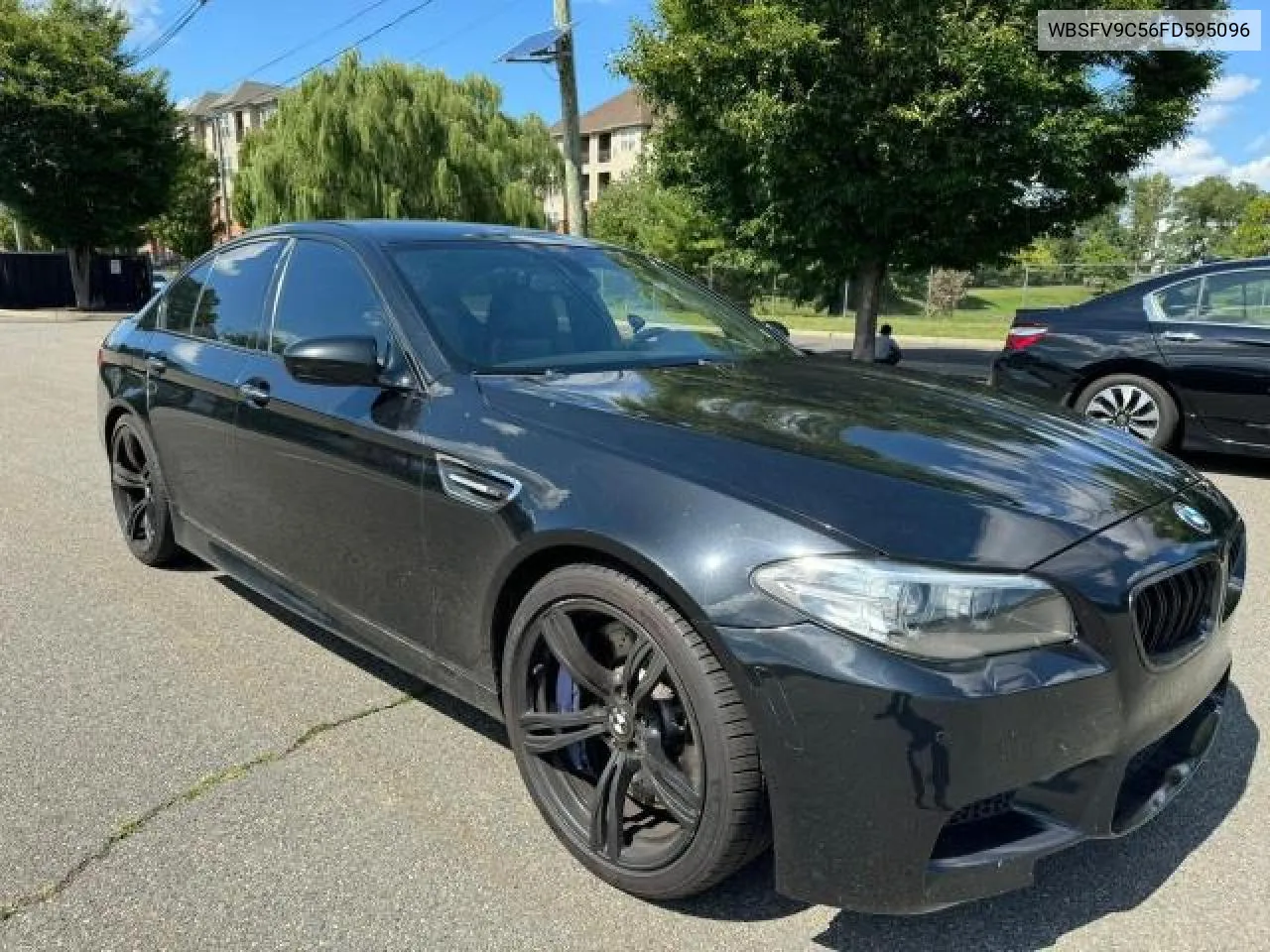 2015 BMW M5 VIN: WBSFV9C56FD595096 Lot: 70151074