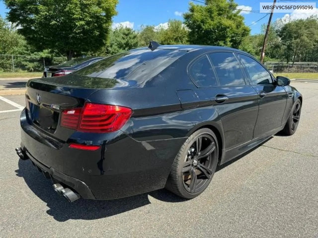 2015 BMW M5 VIN: WBSFV9C56FD595096 Lot: 70151074