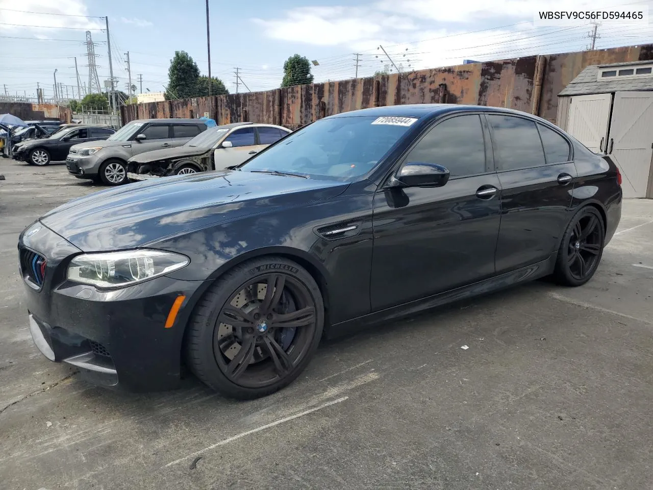 2015 BMW M5 VIN: WBSFV9C56FD594465 Lot: 72085944