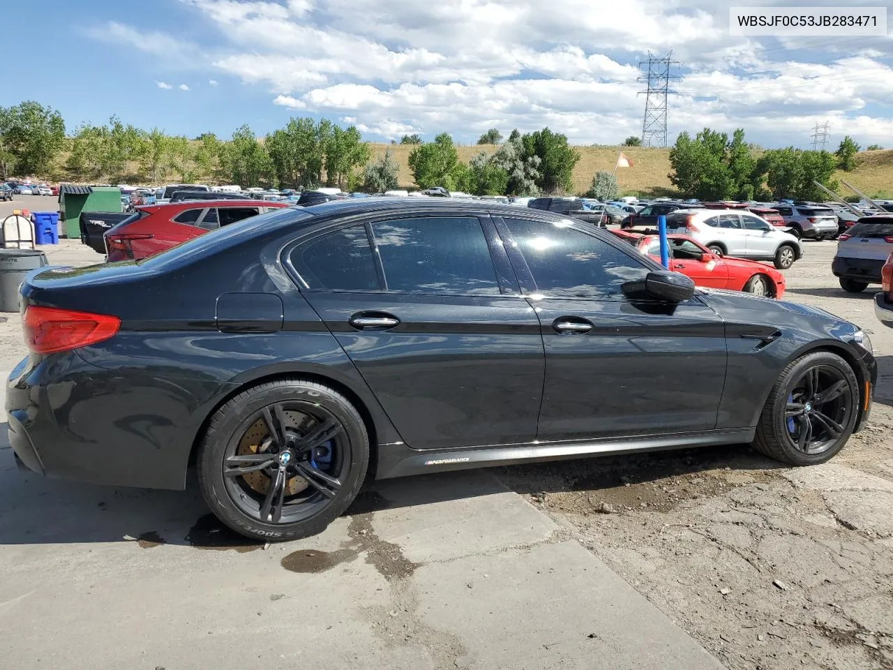 2018 BMW M5 VIN: WBSJF0C53JB283471 Lot: 65379564