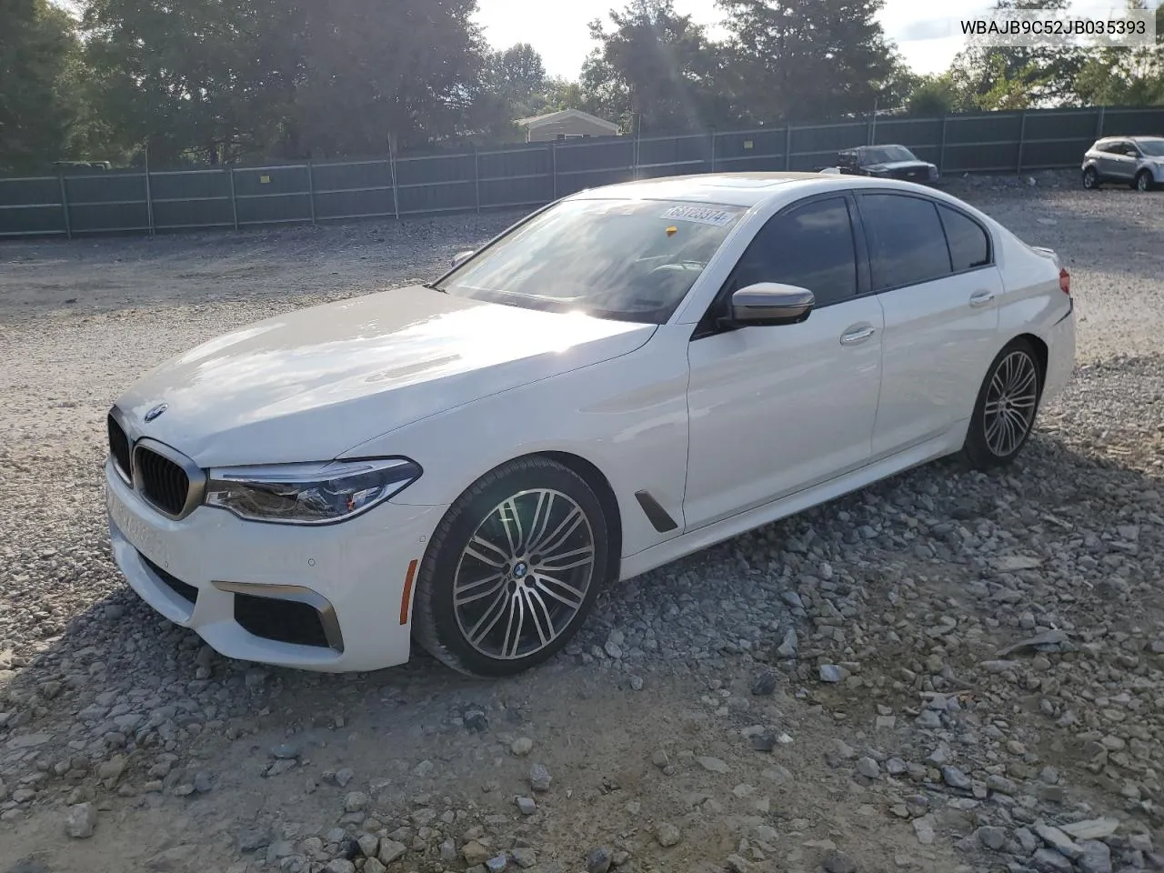 WBAJB9C52JB035393 2018 BMW M550Xi