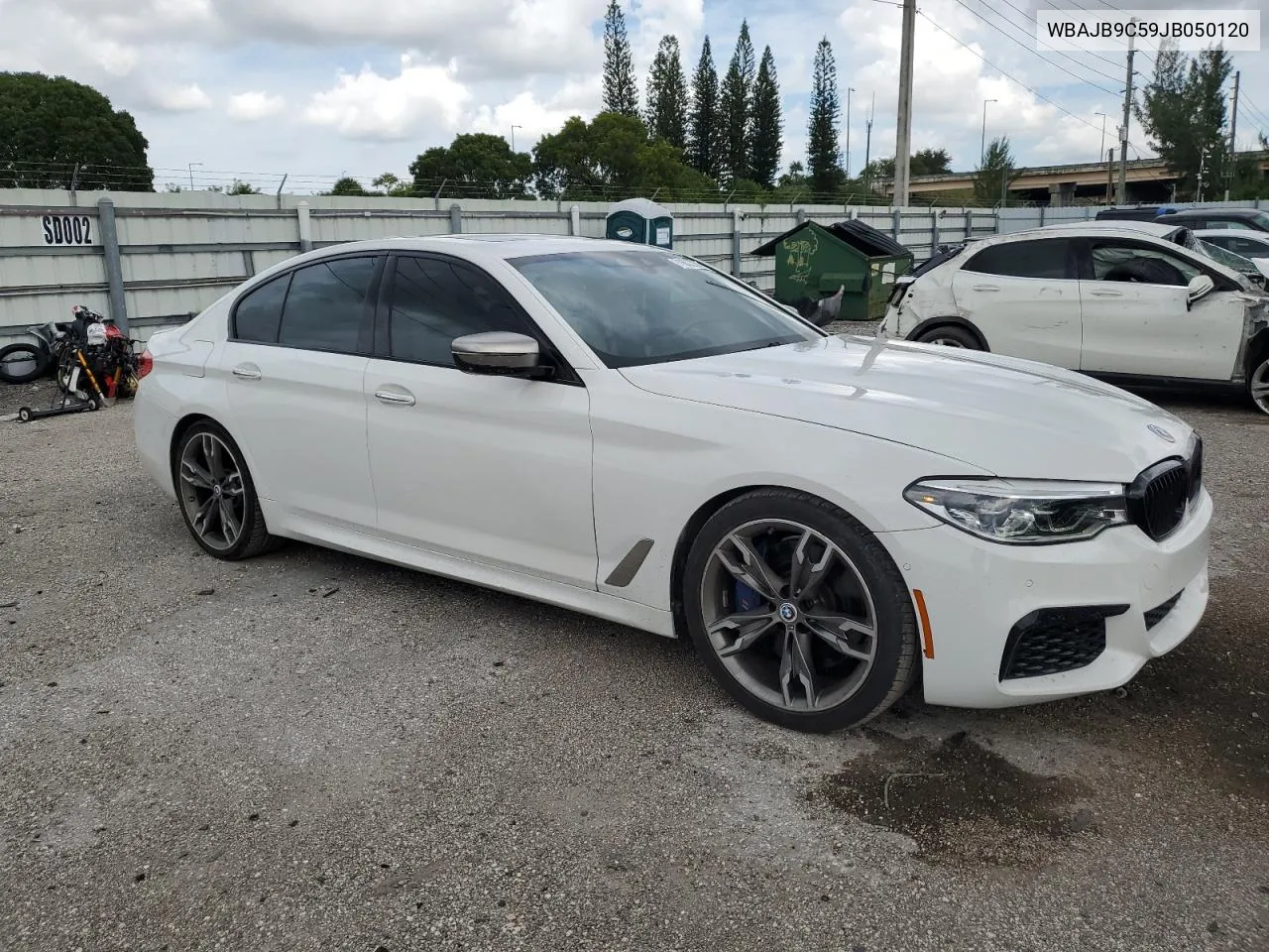 2018 BMW M550Xi VIN: WBAJB9C59JB050120 Lot: 71607334