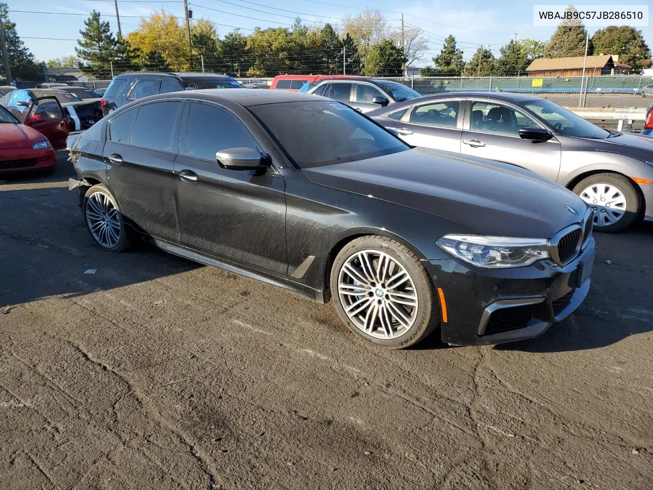 2018 BMW M550Xi VIN: WBAJB9C57JB286510 Lot: 74950384