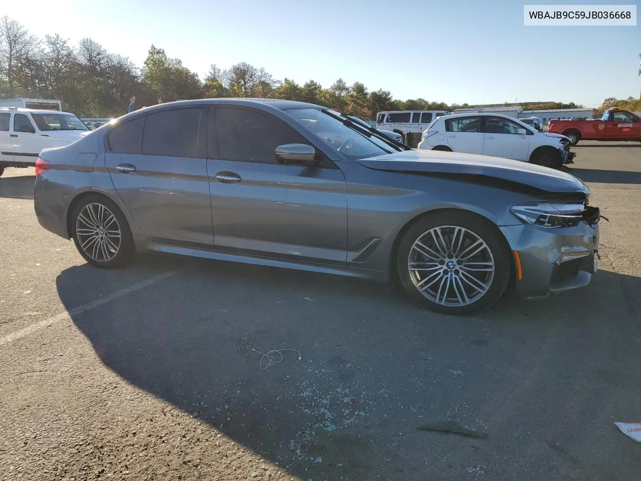 2018 BMW M550Xi VIN: WBAJB9C59JB036668 Lot: 75642324