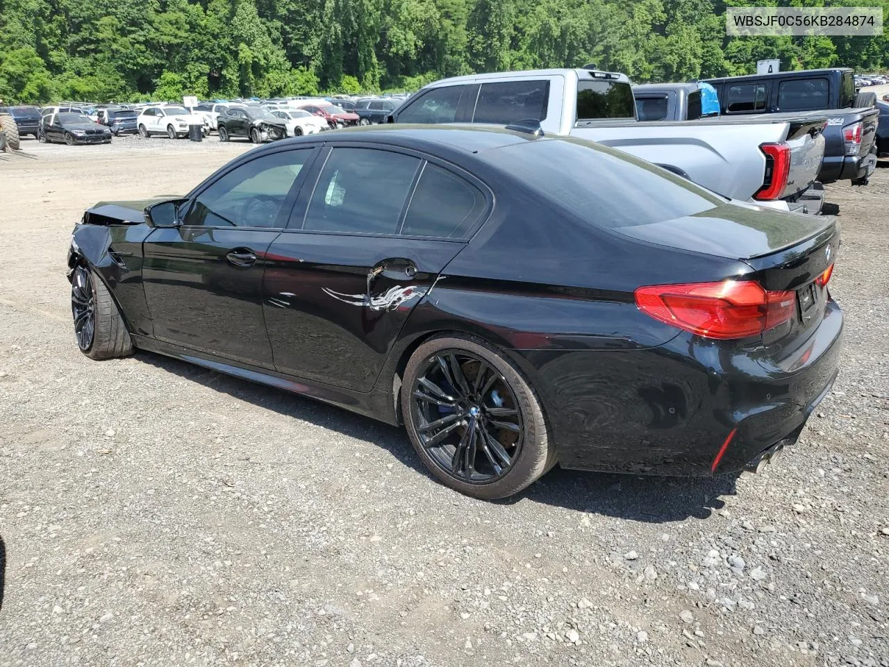 2019 BMW M5 VIN: WBSJF0C56KB284874 Lot: 57681394