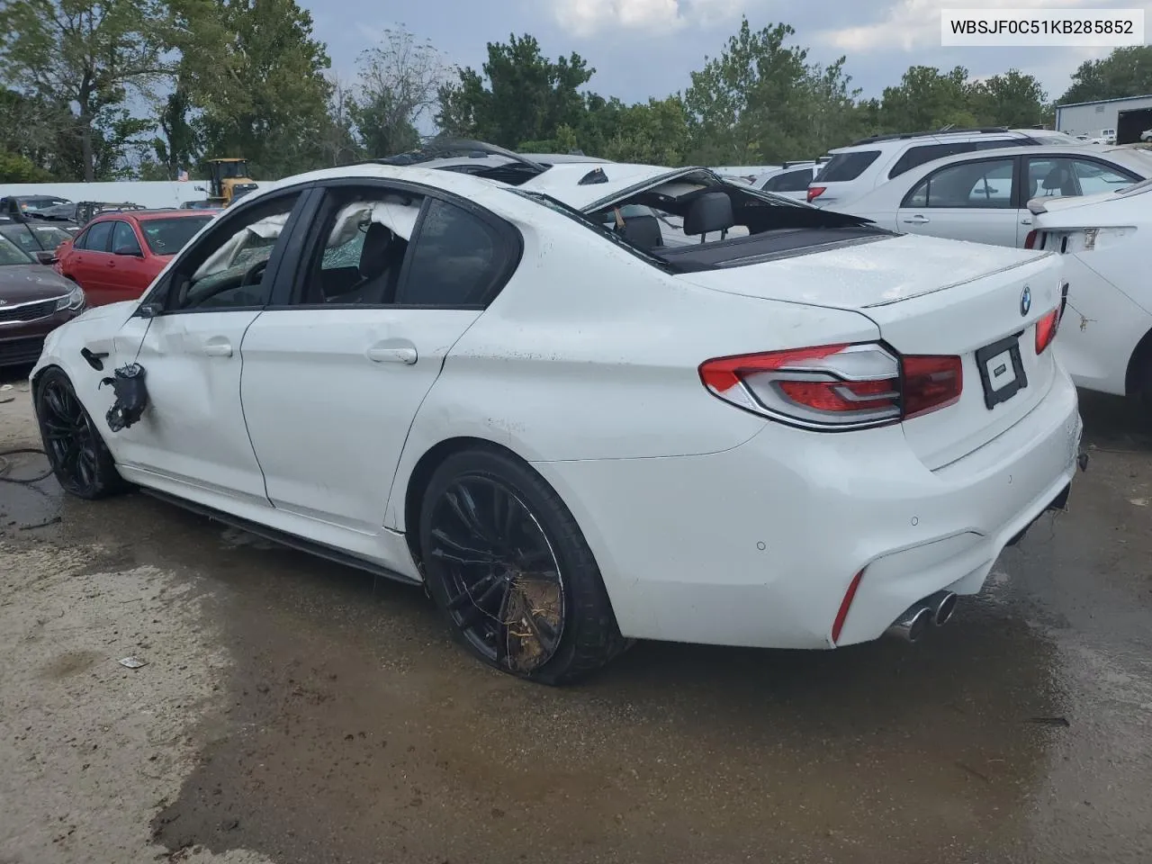 2019 BMW M5 VIN: WBSJF0C51KB285852 Lot: 69226404