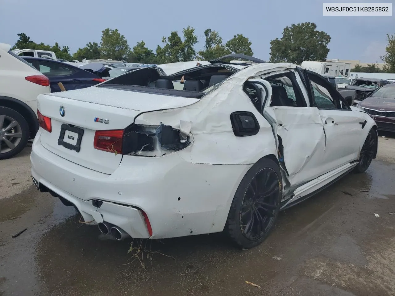 2019 BMW M5 VIN: WBSJF0C51KB285852 Lot: 69226404