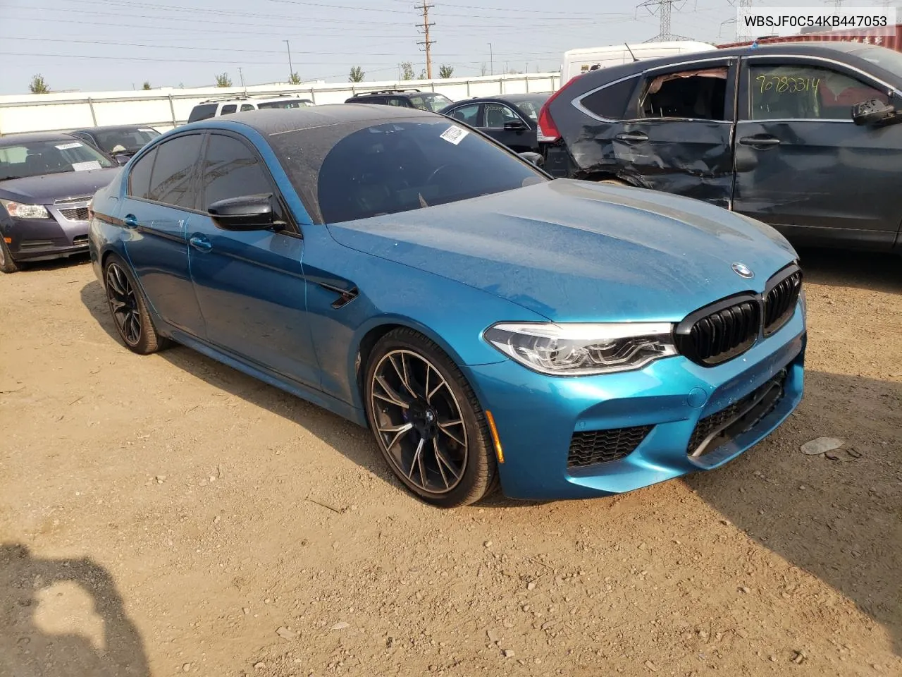 2019 BMW M5 VIN: WBSJF0C54KB447053 Lot: 70273334