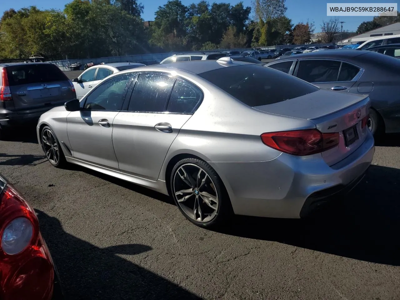 2019 BMW M550Xi VIN: WBAJB9C59KB288647 Lot: 71320234