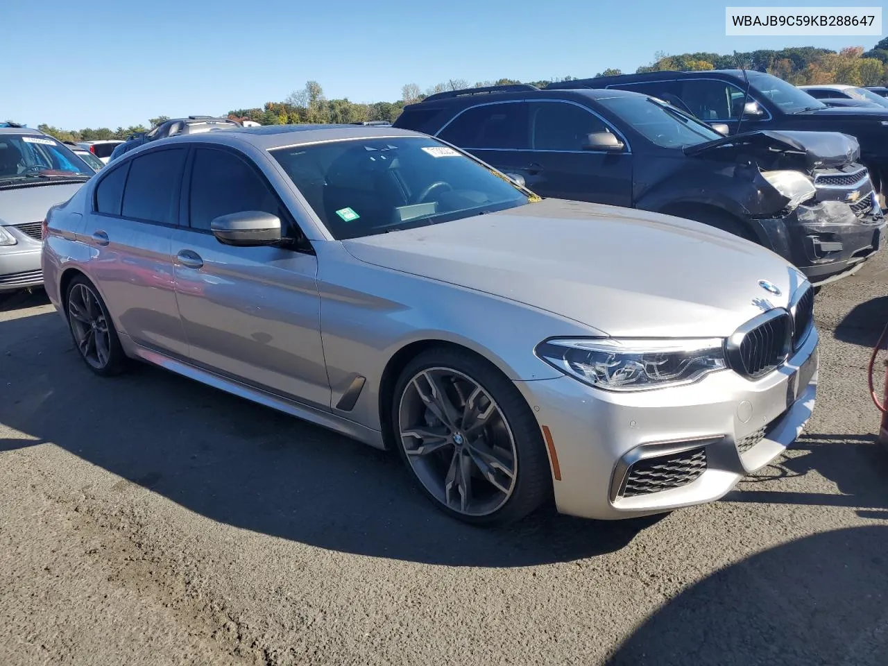 2019 BMW M550Xi VIN: WBAJB9C59KB288647 Lot: 71320234