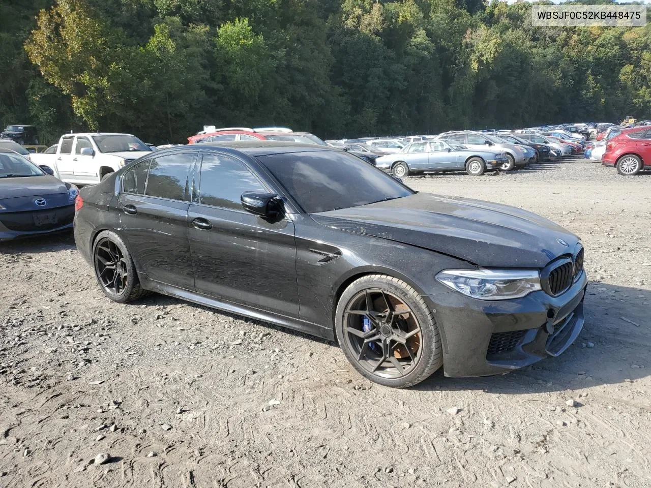 2019 BMW M5 VIN: WBSJF0C52KB448475 Lot: 73968034